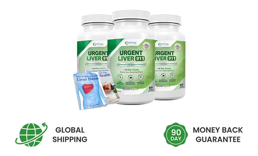 3 Bottles of Urgent Liver 911